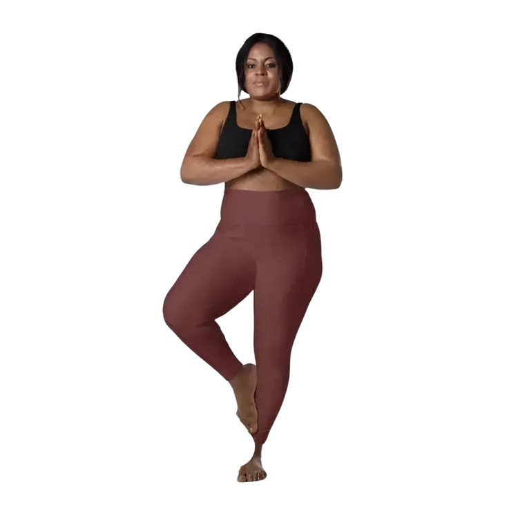 Damen Sport Leggings in hoher Taille mit Seitentaschen, elastisch und bequem, in 2XS-6XL, von BUYATHOME24