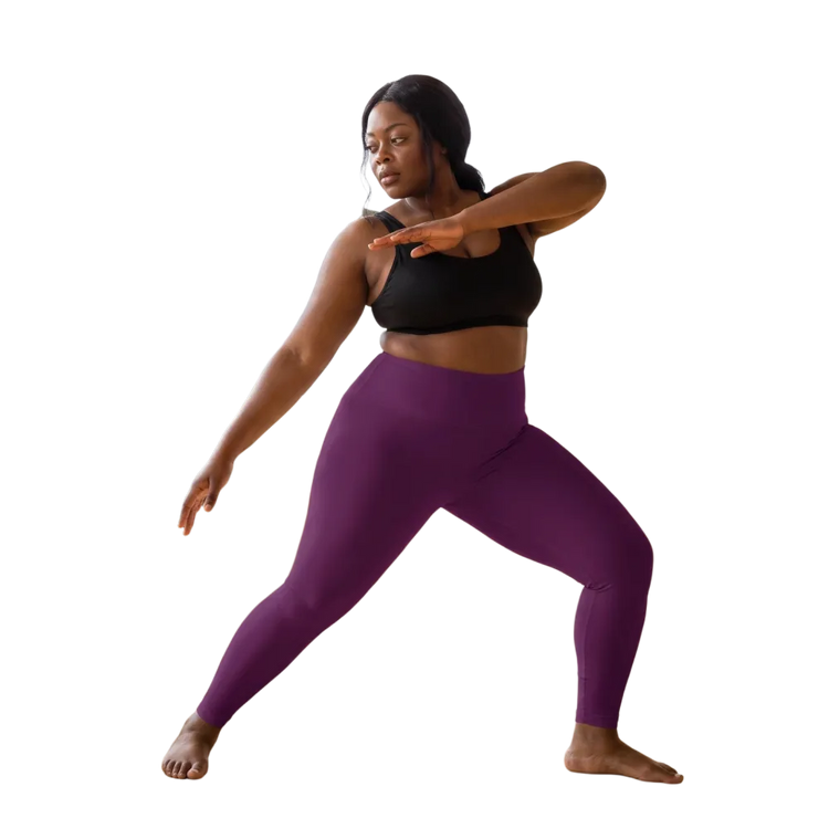 Damen Sport Leggings von BUYATHOME24, hohe Taille mit Seitentaschen, in 2XS-6XL, bequem und elastisch für sportliche Aktivitäten