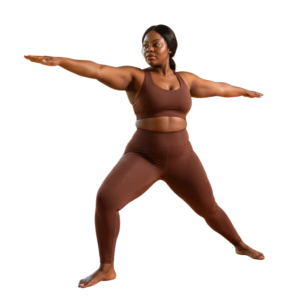 Generiertes Lifestyle-Bild für Damen Sport Leggings - Hohe Taille mit Seitentaschen, 2XS-6XL