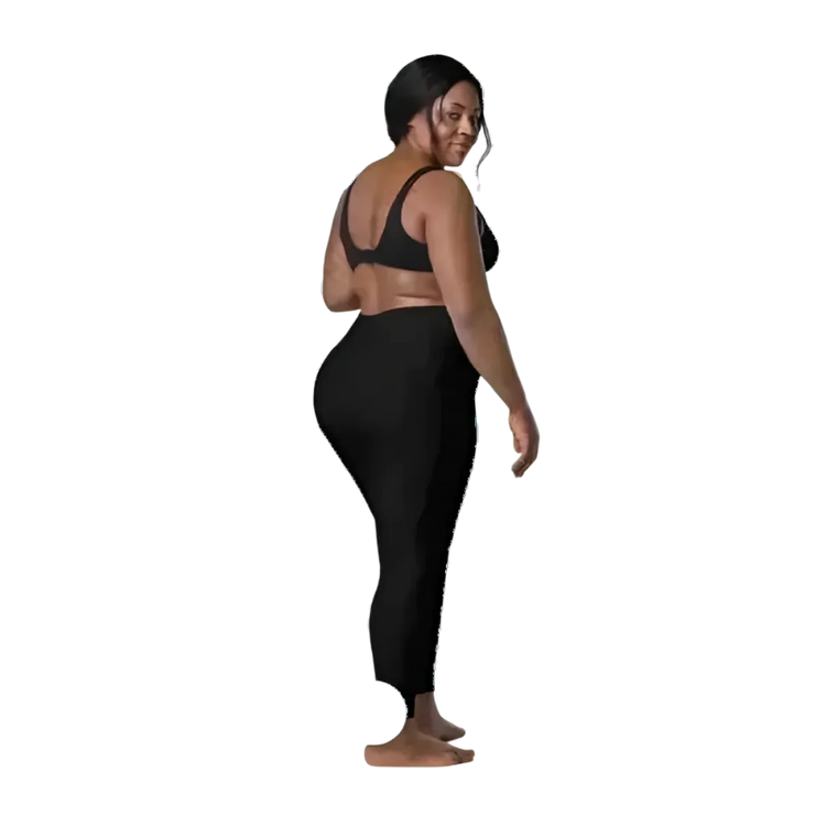Damen Sport Leggings von BUYATHOME24, hohe Taille mit Seitentaschen, in 2XS-6XL, sportliche Damenbekleidung, bequem und stylisch