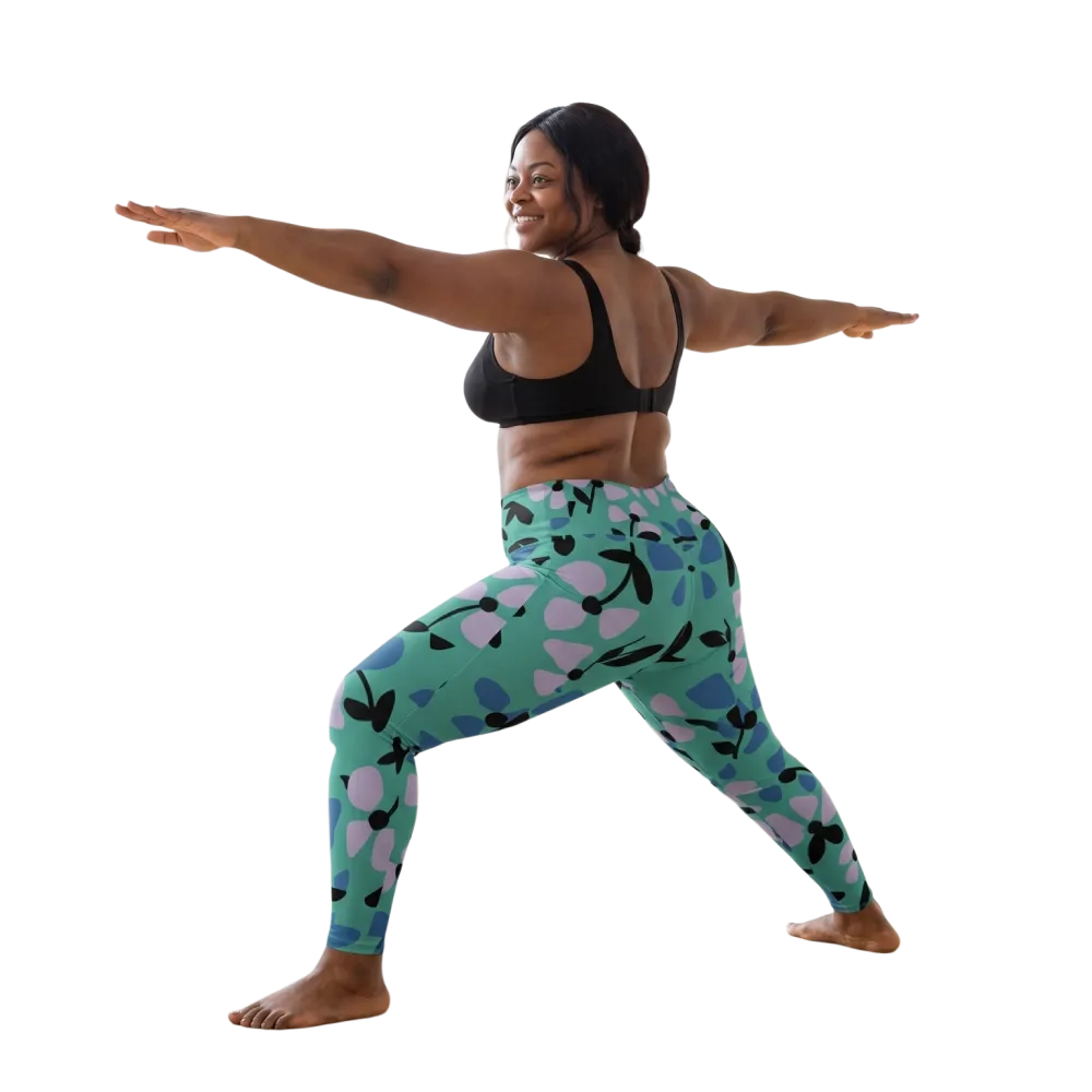 Generiertes Lifestyle-Bild für Damen Sport Leggings - Hohe Taille mit Seitentaschen, 2XS-6XL