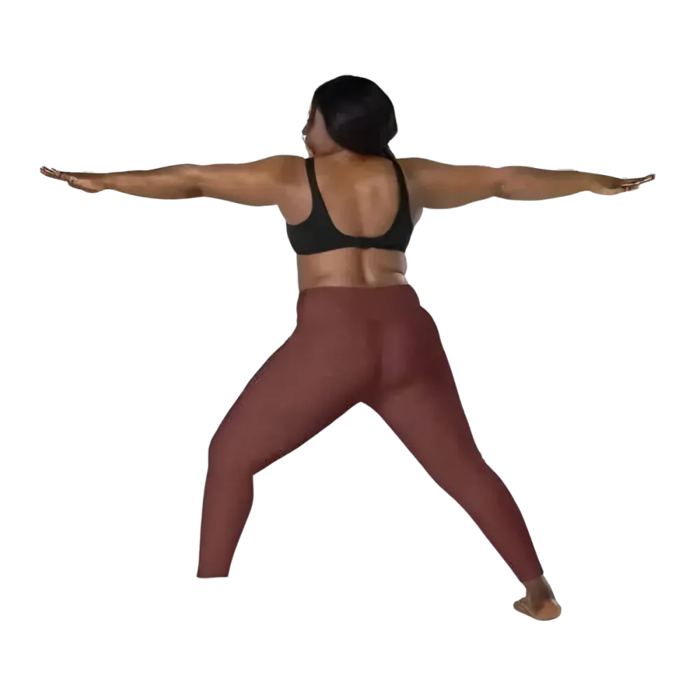 Damen Sport Leggings von BUYATHOME24 mit hoher Taille und Seitentaschen, in 2XS-6XL, bequem und sportlich.