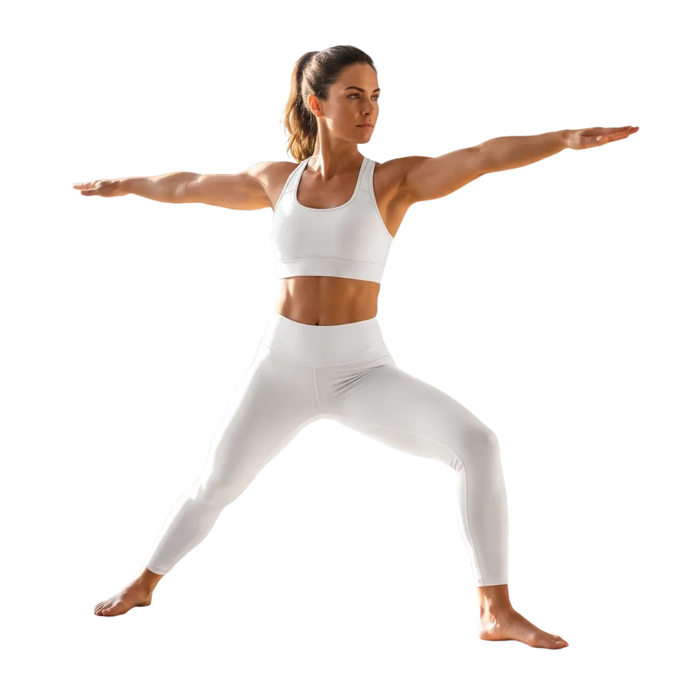 Damen Sport Leggings von BUYATHOME24, hohe Taille mit Seitentaschen, in 2XS-6XL, elastisch und bequem für Fitness und Alltag