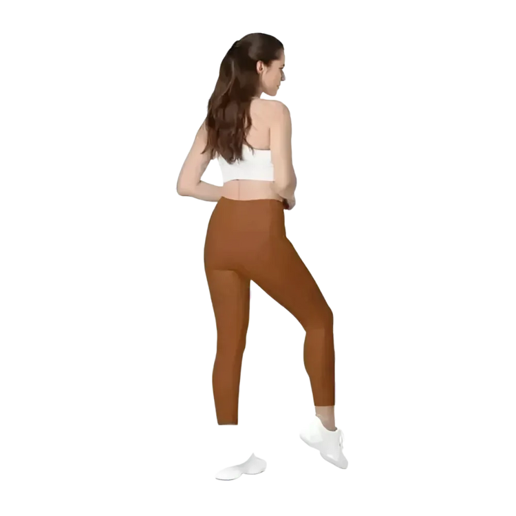 Damen Sport Leggings von BUYATHOME24 mit hoher Taille und Taschen, in 2XS bis 6XL, sportliche Damenmode.