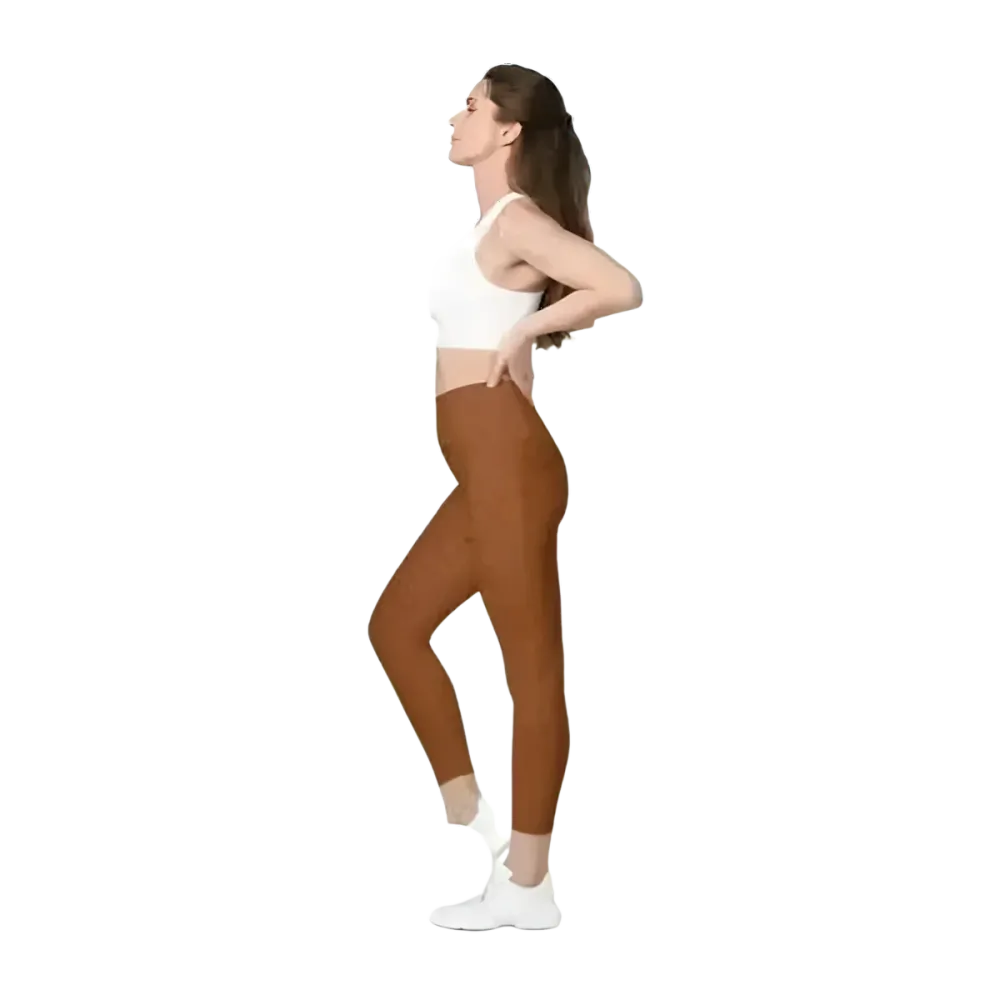 Damen Sport Leggings von BUYATHOME24 in hoher Taille mit Taschen, in 2XS bis 6XL, aus bequemer, elastischer Sportbekleidung