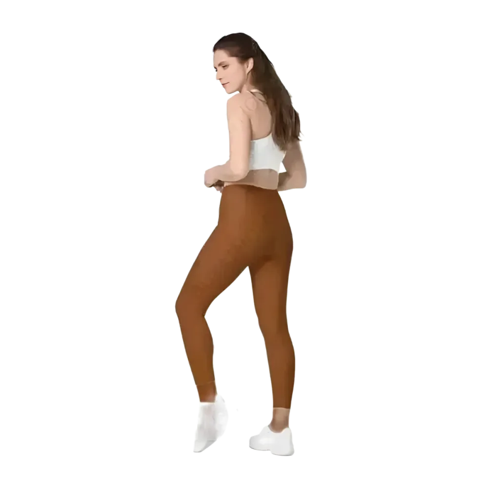 Damen Sport Leggings mit hoher Taille und Taschen von BUYATHOME24, in 2XS-6XL, bequem und sportlich für aktive Frauen.
