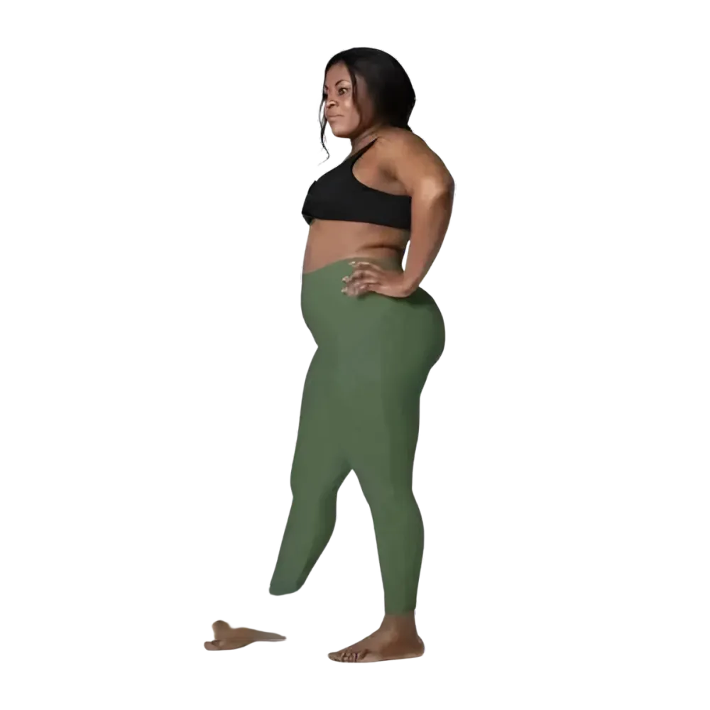 Damen Sport Leggings von BUYATHOME24, hohe Taille mit Taschen, in Größe 2XS bis 6XL, sportliche Fitness-Bekleidung, bequem und stylisch