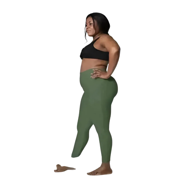 Damen Sport Leggings von BUYATHOME24, hohe Taille mit Taschen, in Größe 2XS bis 6XL, sportliche Fitness-Bekleidung, bequem und stylisch