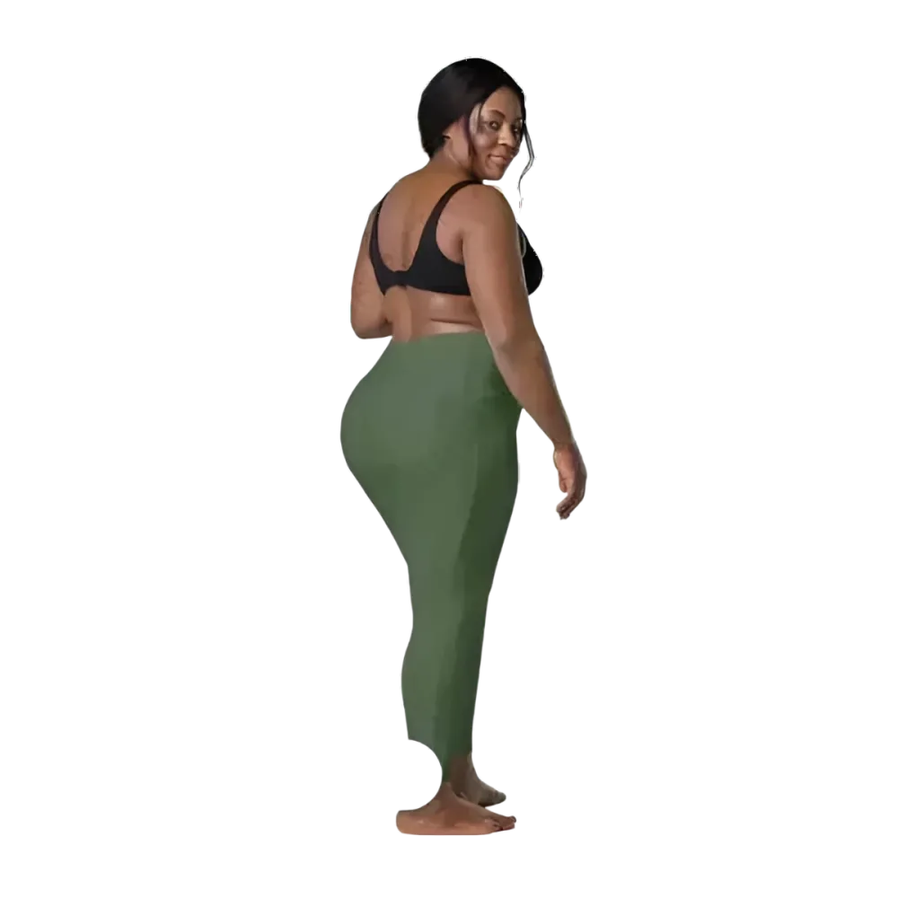 Damen Sport Leggings von BUYATHOME24 in hoher Taille mit Taschen, erhältlich in 2XS bis 6XL, sportliche und bequeme Sportbekleidung
