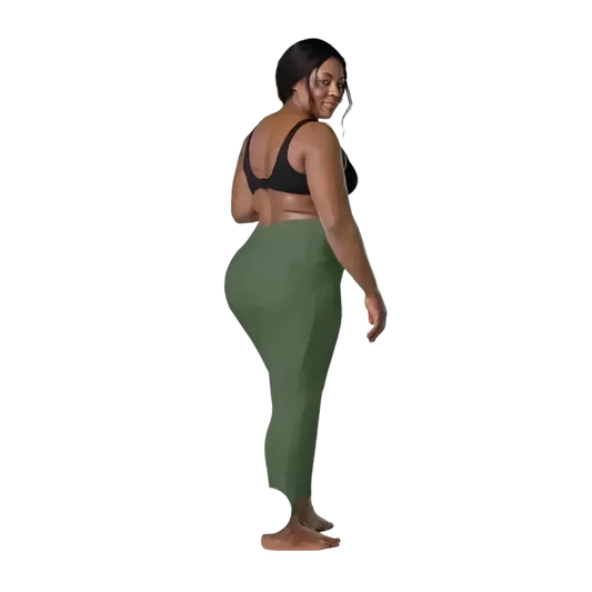 Damen Sport Leggings von BUYATHOME24 in hoher Taille mit Taschen, erhältlich in 2XS bis 6XL, sportliche und bequeme Sportbekleidung