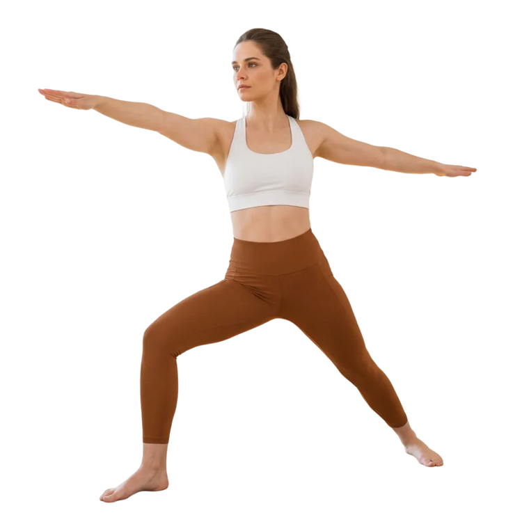 Damen Sport Leggings von BUYATHOME24, hohe Taille mit Taschen, in 2XS bis 6XL, bequem und stylisch für Sport und Freizeit.