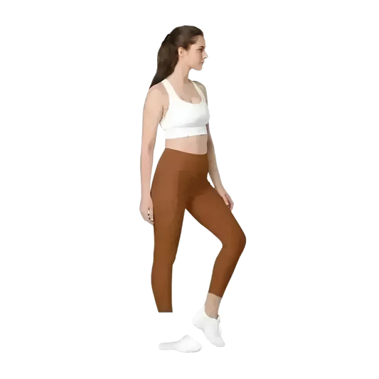 Damen Sport Leggings von BUYATHOME24 mit hoher Taille und Taschen, in 2XS-6XL, bequeme Sportbekleidung für Damen.