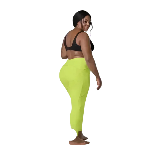 Damen Sport Leggings von BUYATHOME24, hohe Taille, UV-Schutz, in 2XS bis 6XL, sportliche Damenleggings, bequeme Fitnessbekleidung