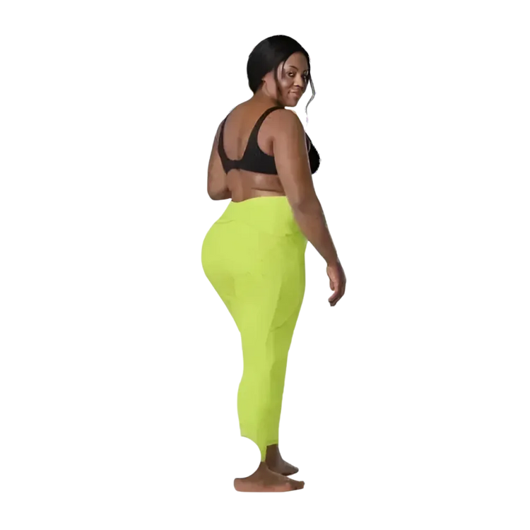 Damen Sport Leggings von BUYATHOME24, hohe Taille, UV-Schutz, in 2XS bis 6XL, sportliche Damenleggings, bequeme Fitnessbekleidung