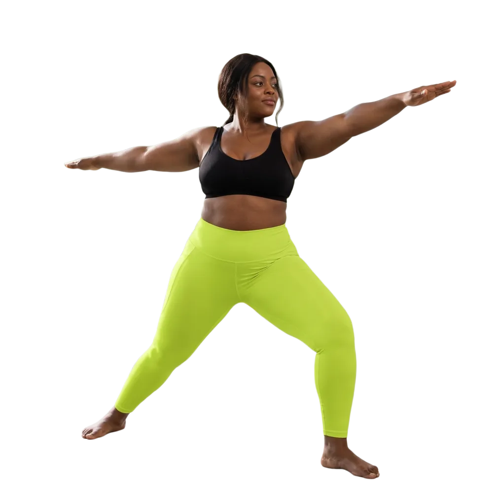 Generiertes Lifestyle-Bild für Damen Sport Leggings - Hohe Taille & UV-Schutz - 2XS bis 6XL