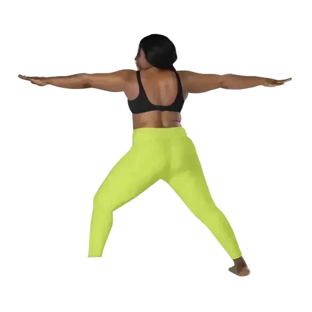 Damen Sport Leggings von BUYATHOME24 mit hoher Taille und UV-Schutz, in 2XS bis 6XL, sportliche Damenbekleidung