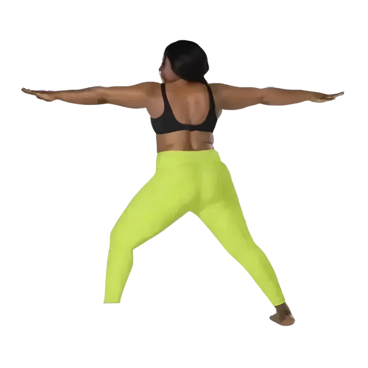 Damen Sport Leggings von BUYATHOME24 mit hoher Taille und UV-Schutz, in 2XS bis 6XL, sportliche Damenbekleidung