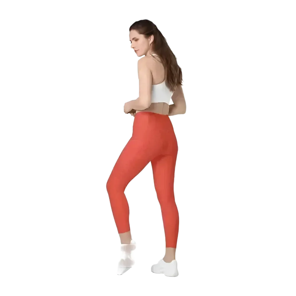 Damen Sport Leggings von BUYATHOME24 mit hoher Taille und UV-Schutz, in 2XS bis 6XL, sportliche Fitnessbekleidung
