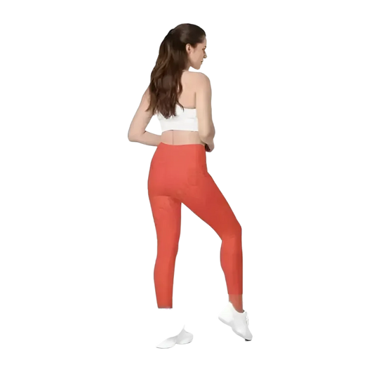 Damen Sport Leggings mit hoher Taille und UV-Schutz, in 2XS bis 6XL, von BUYATHOME24, aus elastischem Sportmaterial