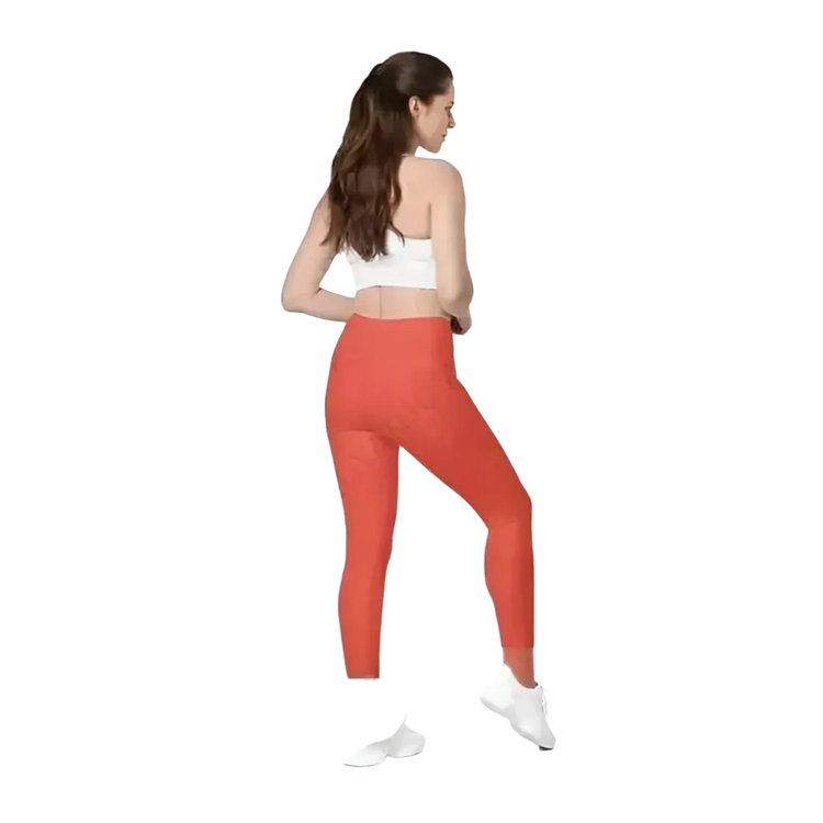 Damen Sport Leggings mit hoher Taille und UV-Schutz, in 2XS bis 6XL, von BUYATHOME24, aus elastischem Sportmaterial