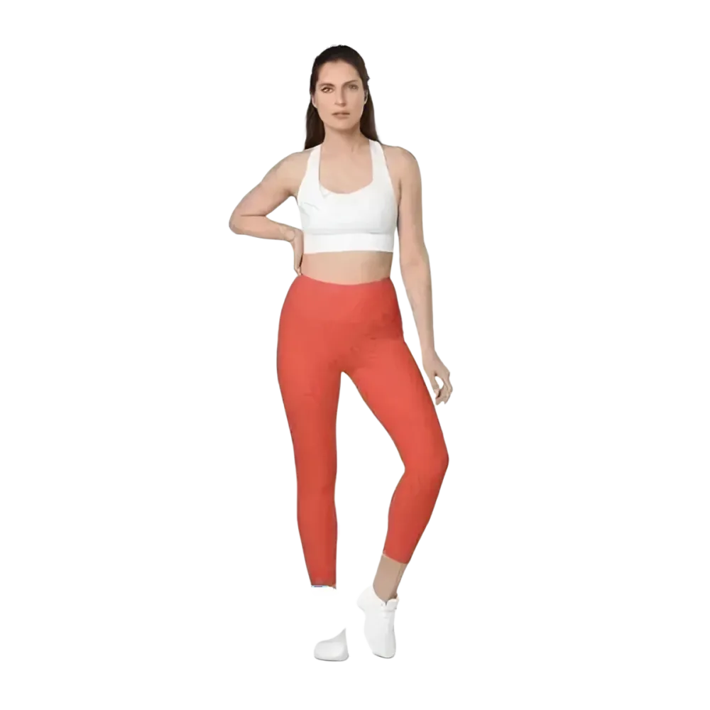 Damen Sport Leggings von BUYATHOME24 in hoher Taille mit UV-Schutz, erhältlich in 2XS bis 6XL, sportlich und bequem.