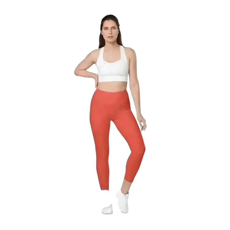 Damen Sport Leggings von BUYATHOME24 in hoher Taille mit UV-Schutz, erhältlich in 2XS bis 6XL, sportlich und bequem.