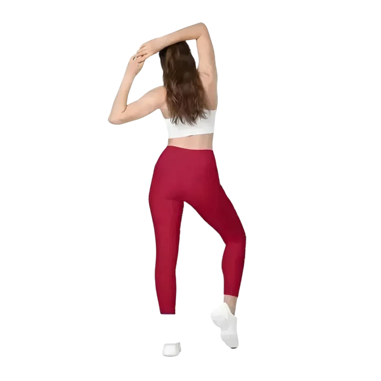 Damen Sportleggings von BUYATHOME24 in 2XS bis 6XL, bequemer Schnitt, elastisches Material, für sportliche Aktivitäten.