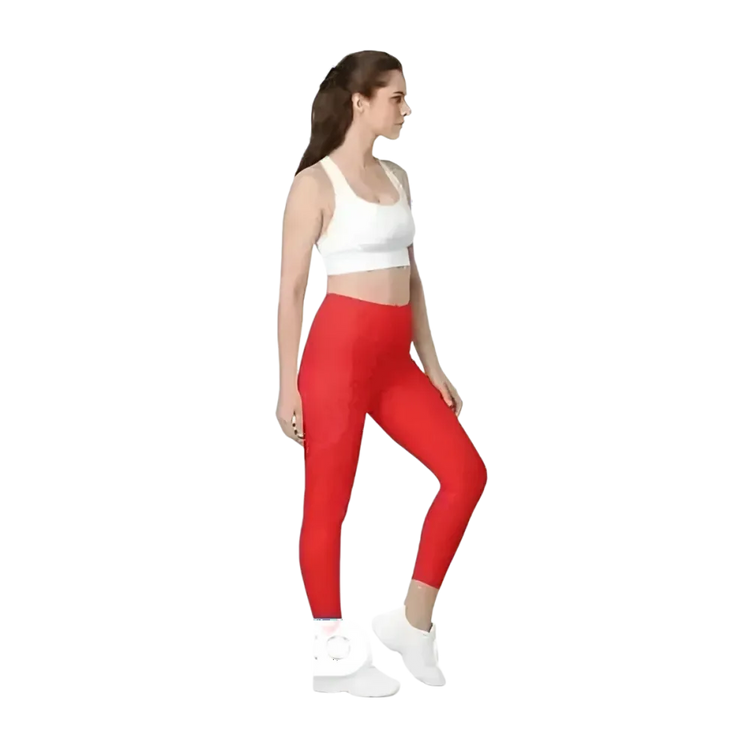 Damen Sport Leggings von BUYATHOME24 mit UV-Schutz 50+ und Kompression, in 2XS bis 6XL, für sportliche Aktivitäten.