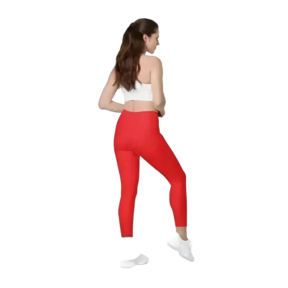 Damen Sport Leggings von BUYATHOME24 mit UV-Schutz 50+ und Kompression, in 2XS bis 6XL, für sportliche Aktivitäten.