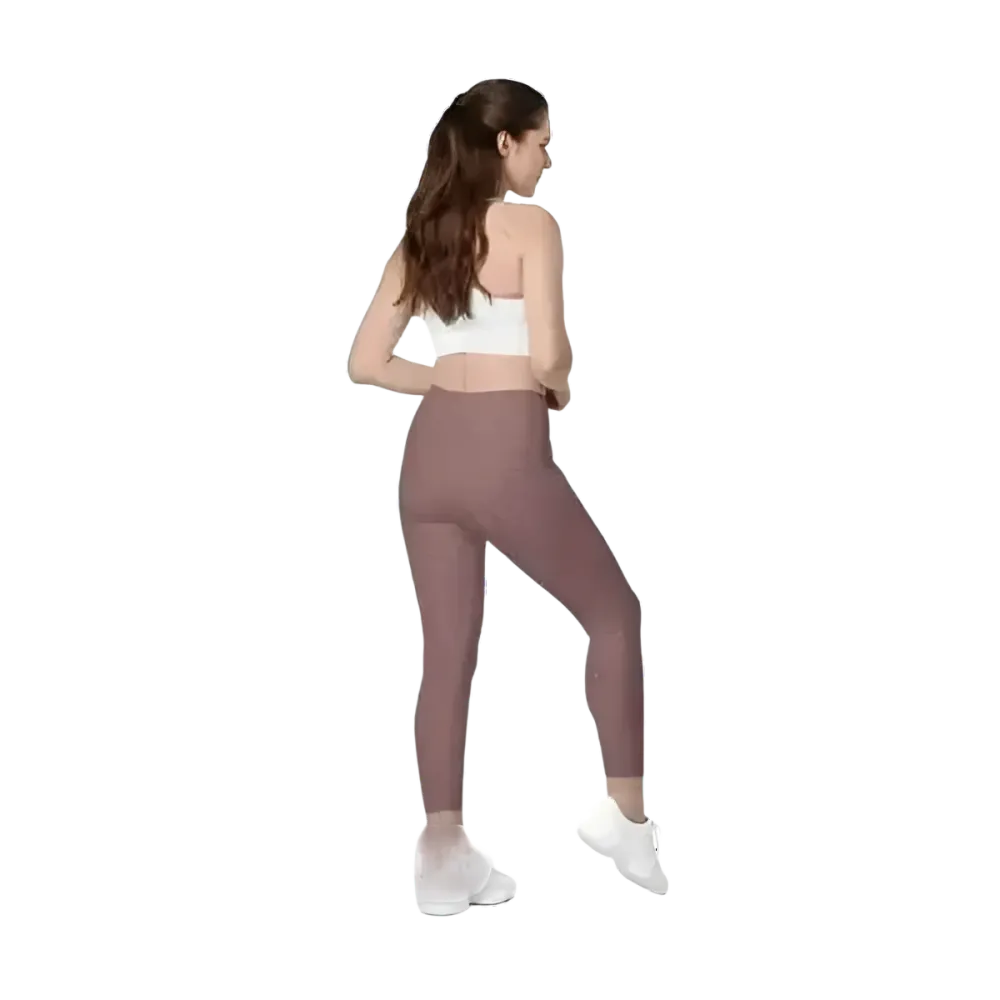Damen Sportleggings mit V-Bund von BUYATHOME24, in verschiedenen Größen, bequemes Stretchmaterial, sportliche Passform