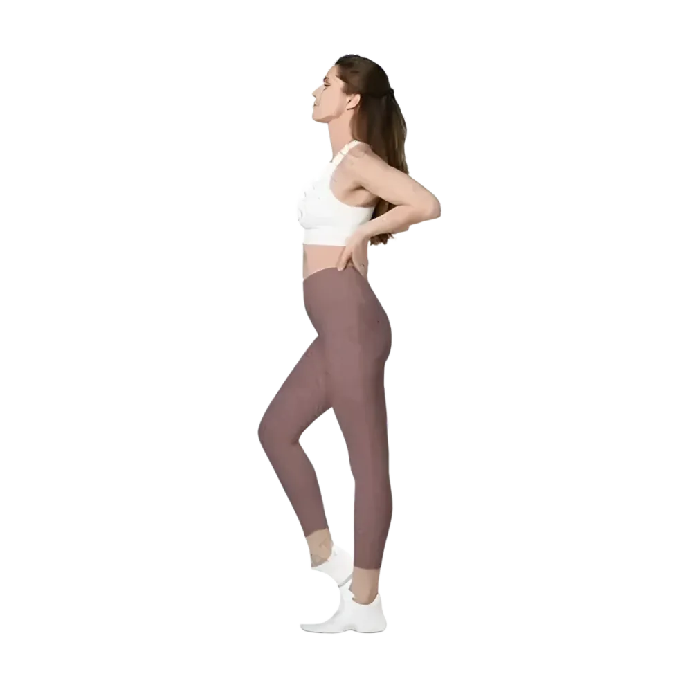 Damen Sportleggings mit V-Bund in verschiedenen Größen, aus der Kollektion von BUYATHOME24, sportliche Damenbekleidung