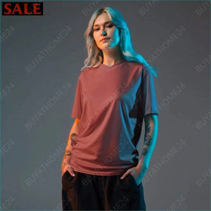 Damen Sport T-Shirt mit V-Ausschnitt 2XS-6XL - BUYATHOME24 - Textildruck - GERMANY - DAMENMODE, Sport T-Shirt mit V-Ausschnitt