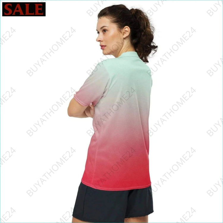 Damen Sport T-Shirt mit V-Ausschnitt 2XS-6XL - BUYATHOME24 - Textildruck - GERMANY - DAMENMODE, Sport T-Shirt mit V-Ausschnitt