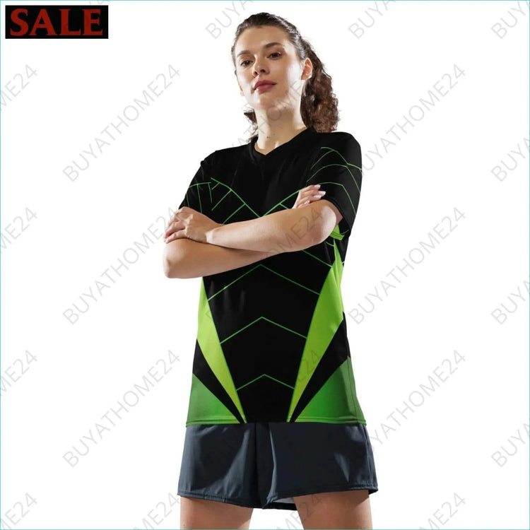 Damen Sport T-Shirt mit V-Ausschnitt 2XS-6XL - BUYATHOME24 - Textildruck - GERMANY - DAMENMODE, Sport T-Shirt mit V-Ausschnitt