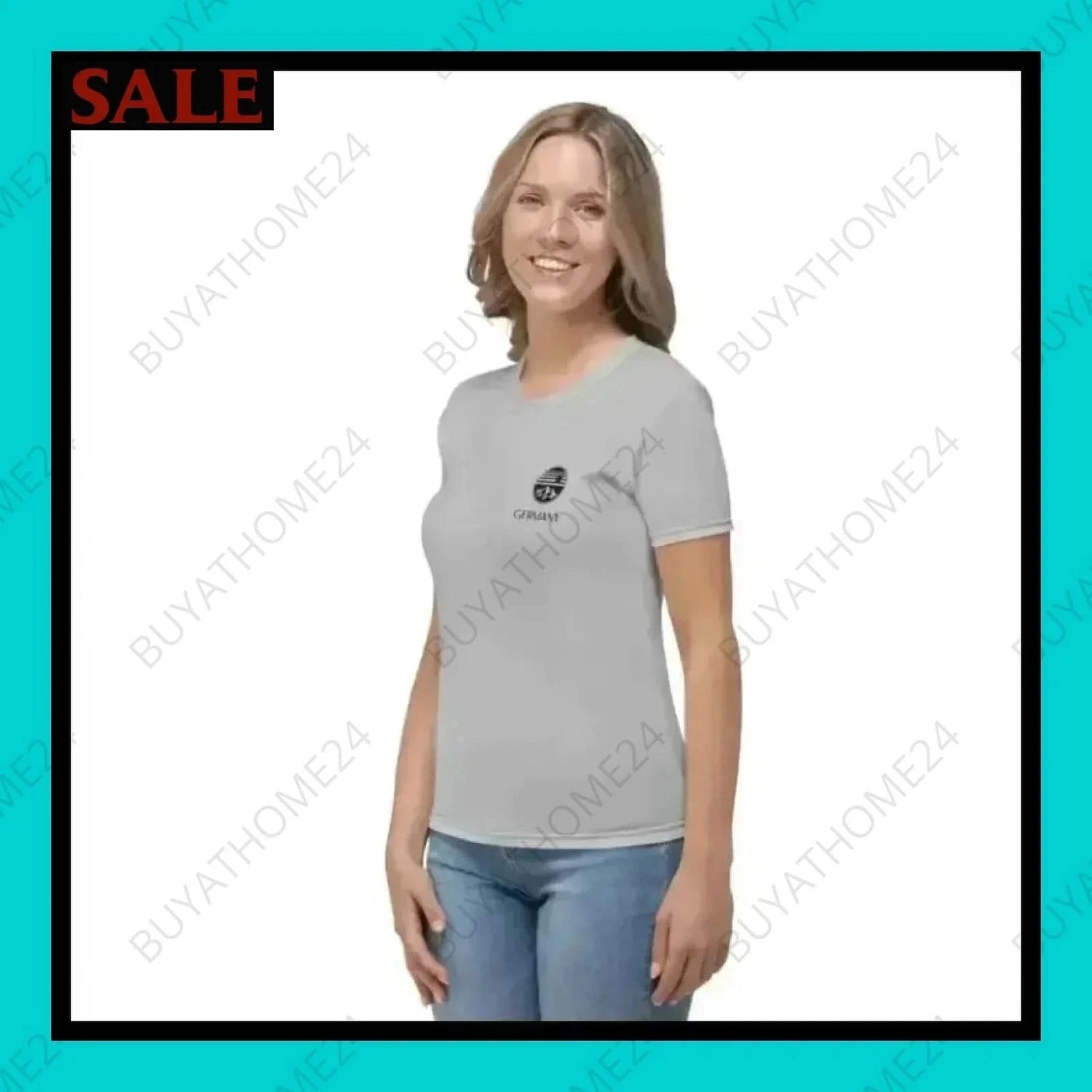 Damen Sport T-Shirt XS-2XL - BUYATHOME24 - Textildruck - GERMANY - DAMENMODE, Sport T-Shirt