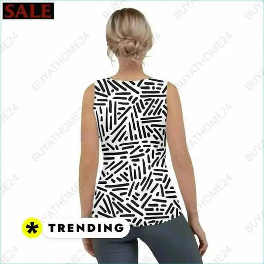 🏷️Elasthan Shirt Damen Tanktop Damen Sportshirt Bewegungsfreiheit BUYATHOME24®