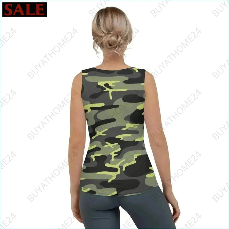 Damen Sport Tank Top XS - XL - BUYATHOME24 - Textildruck - GERMANY - DAMENMODE, Sport Tank Top