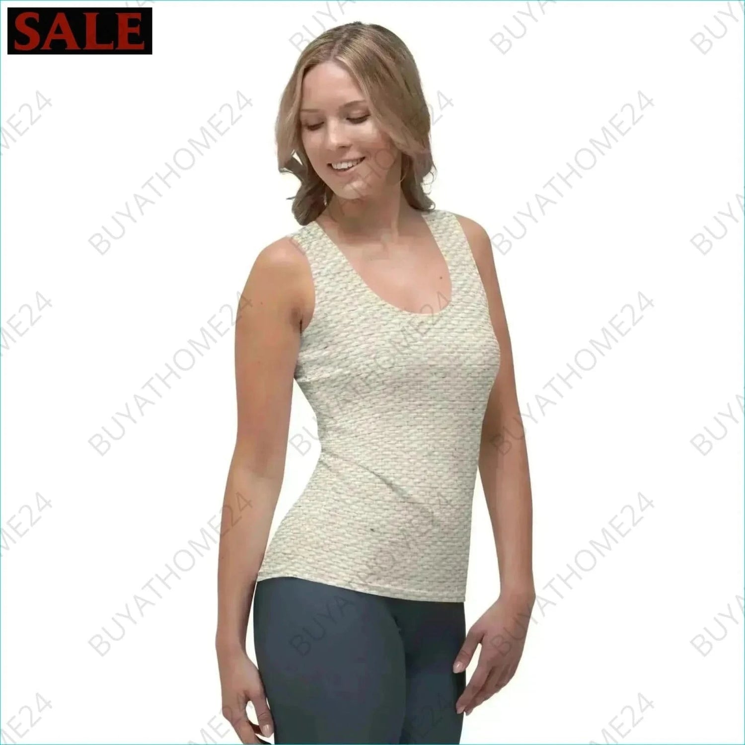 Damen Sport Tank Top XS - XL - BUYATHOME24 - Textildruck - GERMANY - DAMENMODE, Sport Tank Top