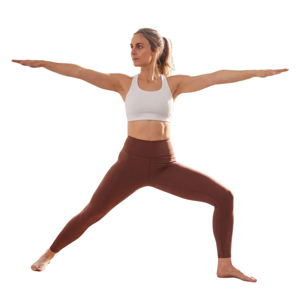Damen Sportleggings von BUYATHOME24, atmungsaktiv und schnelltrocknend, in XS bis XL, bequemes Stretchmaterial, sportliche Passform