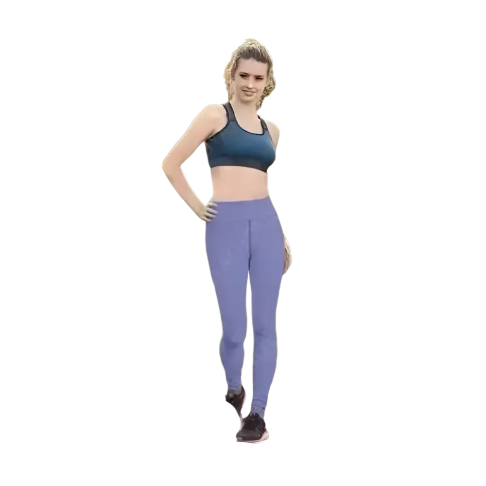 Damen Sportleggings in XS bis XL von BUYATHOME24, bequeme Sportsbekleidung, elastisch und atmungsaktiv, auf dem Bild sichtbar