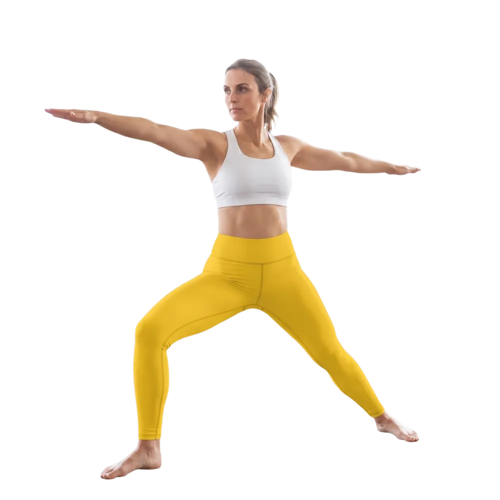 Damen Sportleggings mit hohem Bund und 4-Wege-Stretch, in XS-XL, von BUYATHOME24, bequem und flexibel für sportliche Aktivitäten