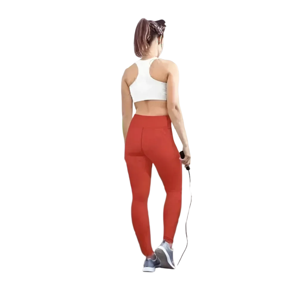 Damen Sportleggings in XS bis XL von BUYATHOME24, bequeme Sportbekleidung für Fitness und Freizeit, blickdichter Stoff