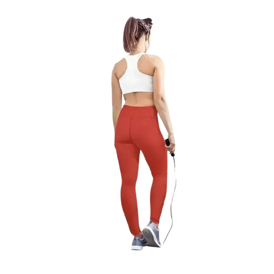 Damen Sportleggings in XS bis XL von BUYATHOME24, bequeme Sportbekleidung für Fitness und Freizeit, blickdichter Stoff