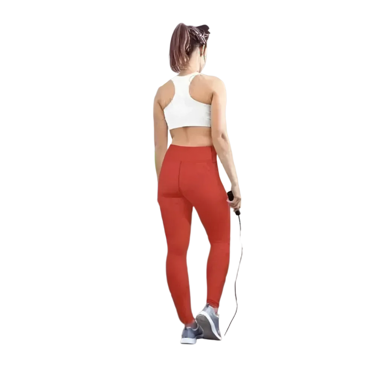 Damen Sportleggings in XS bis XL von BUYATHOME24, bequeme Sportbekleidung für Fitness und Freizeit, blickdichter Stoff