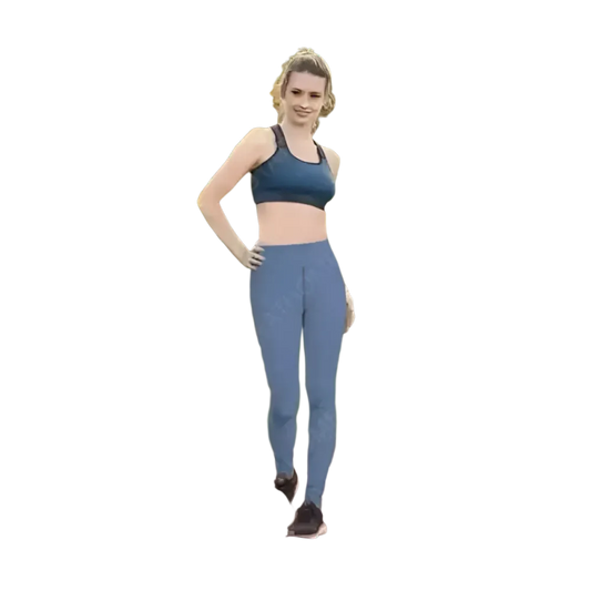 Damen-Sportleggings von BUYATHOME24 in den Größen XS bis XL, bequem und elastisch für sportliche Aktivitäten.