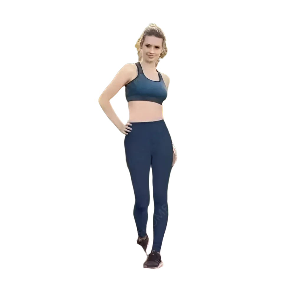Damen Sportleggings von BUYATHOME24 in den Größen XS bis XL, vielseitige Sportbekleidung für aktives Training.