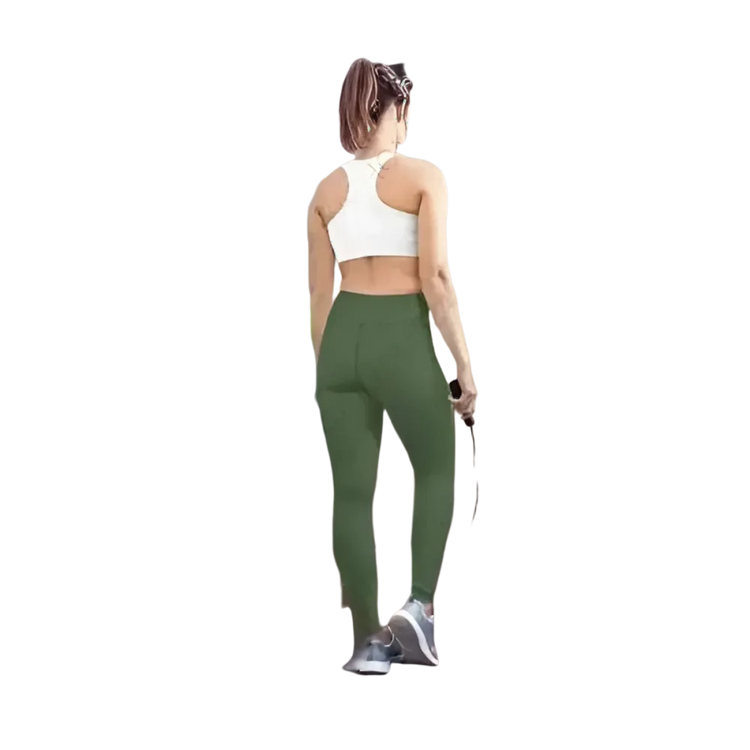 Damen-Sportleggings in verschiedenen Größen XS bis XL, bequeme Sportbekleidung von BUYATHOME24, elastisch und atmungsaktiv