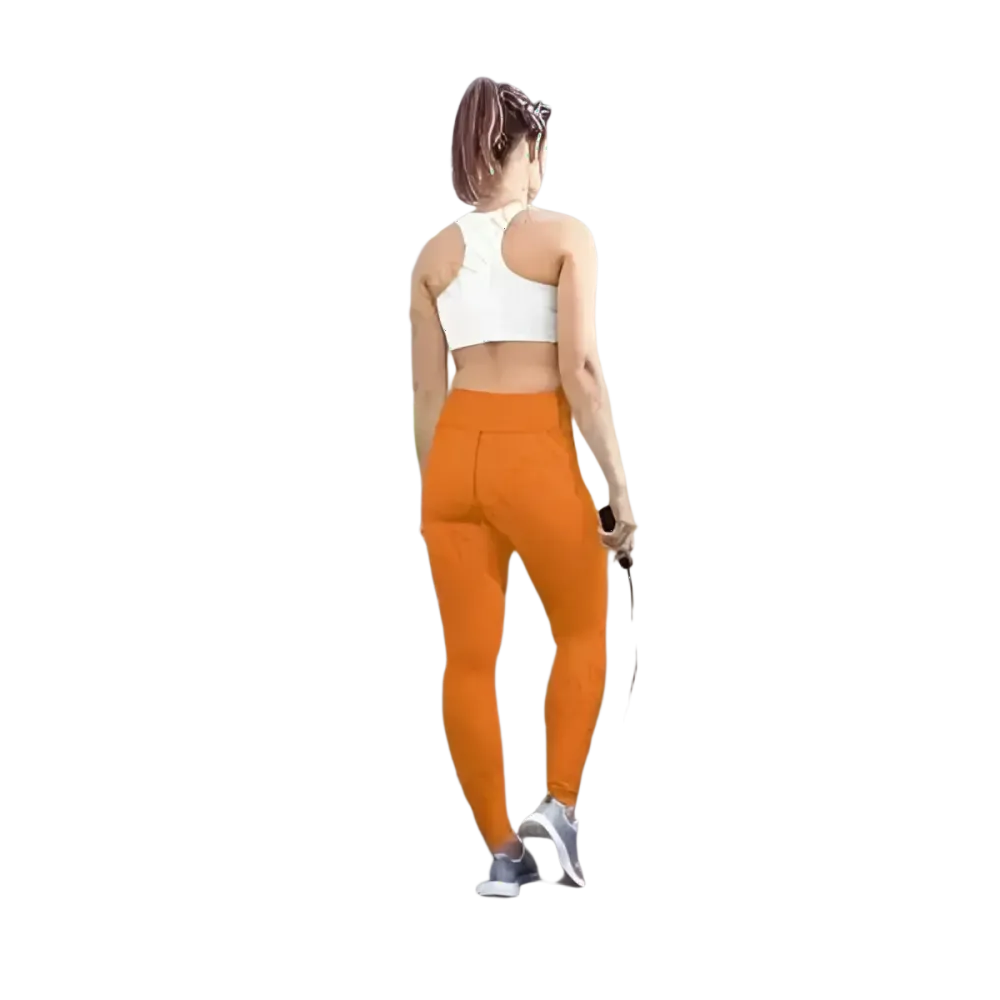Damen Sportleggings von BUYATHOME24 in den Größen XS bis XL, bequeme Sportbekleidung für aktive Frauen, Nahaufnahme