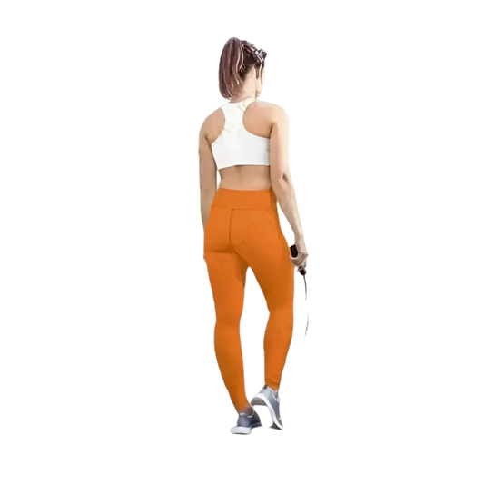 Damen Sportleggings von BUYATHOME24 in den Größen XS bis XL, bequeme Sportbekleidung für aktive Frauen, Nahaufnahme