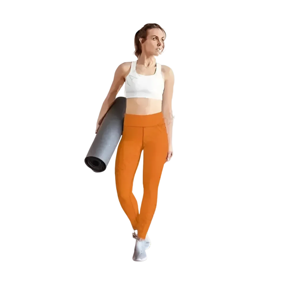 Damen-Sportleggings in XS bis XL, bequeme Sportbekleidung von BUYATHOME24, elastisch und ideal für Workout und Freizeit.